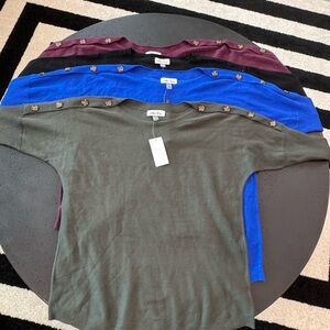 MELISSA PAIGE Bundle Lot of Four Sweaters Size Medium NWT